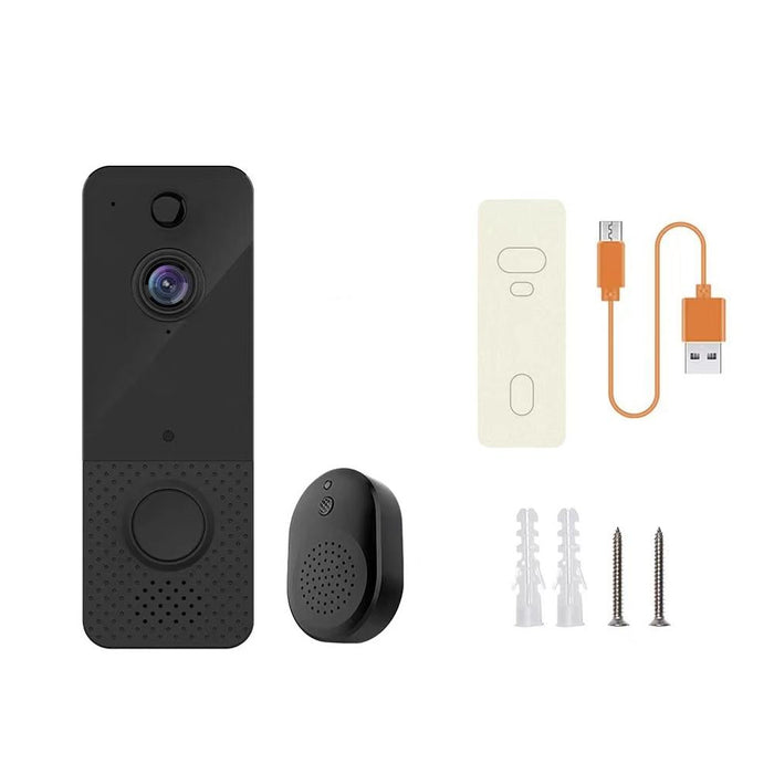 720P Wireless Wifi Remote Video Doorbell Intercom Infrared Night Vision Ai Recognition Doorbell - 1800 Mah