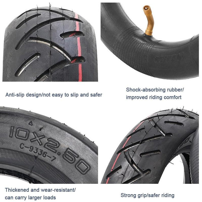 10 x 2.5 Inflatable Inner Tire & Outer Kit For Ninebot Max