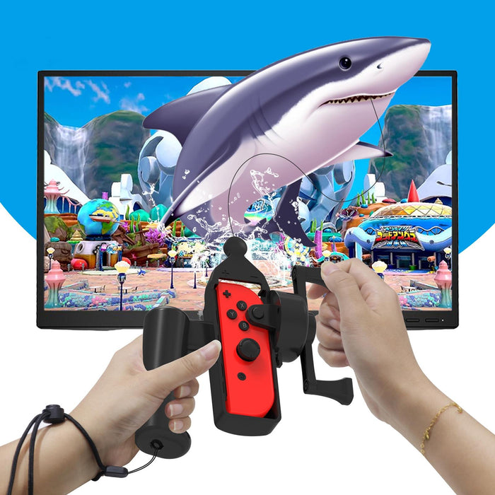 Switch Oled Left/right Handle Fishing Rod For Aquarium Game