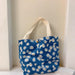 Floral Bag Casual Tote Large Capacity Corduroy Handbag