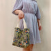 Floral Bag Casual Tote Large Capacity Corduroy Handbag