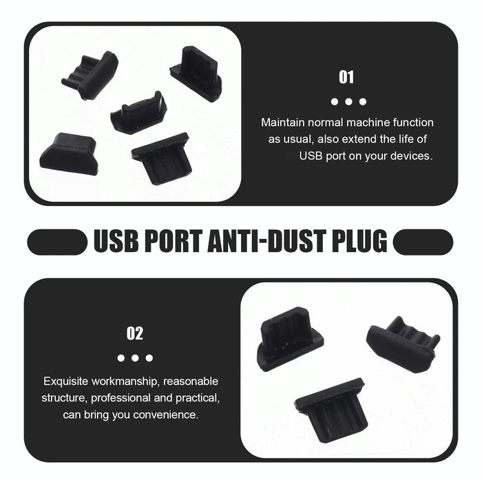 Micro Usb Universal Cell Phone Dust Plug Power Silicone Charging Port Plug