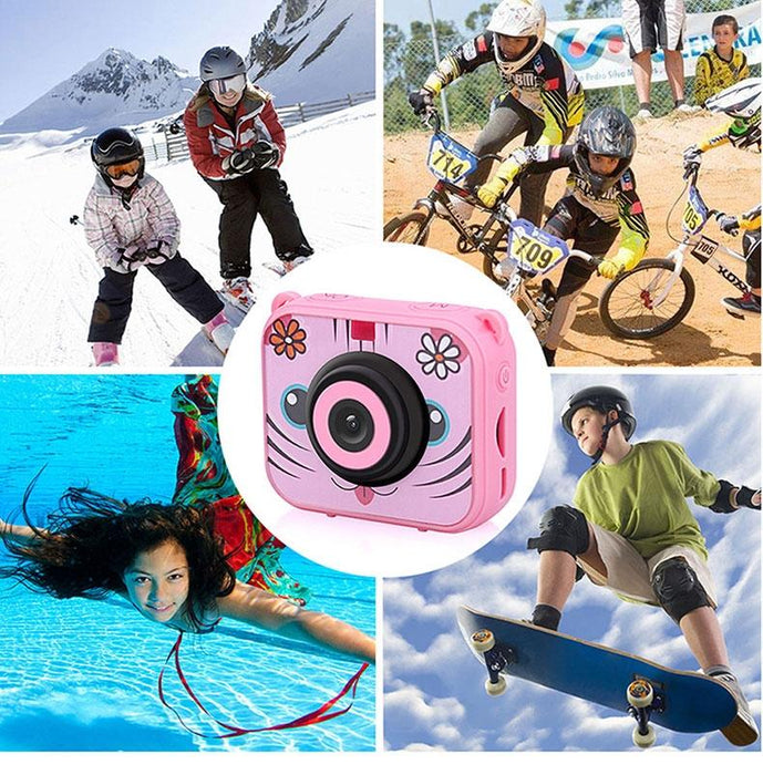 Cartoon Children Digital Camera Hd Mini Student Sports Camera