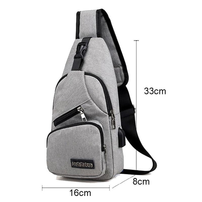 Versatile Men Crossbody Bag For Sports And Everyday Use
