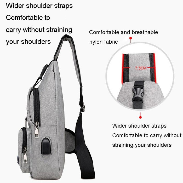 Versatile Men Crossbody Bag For Sports And Everyday Use