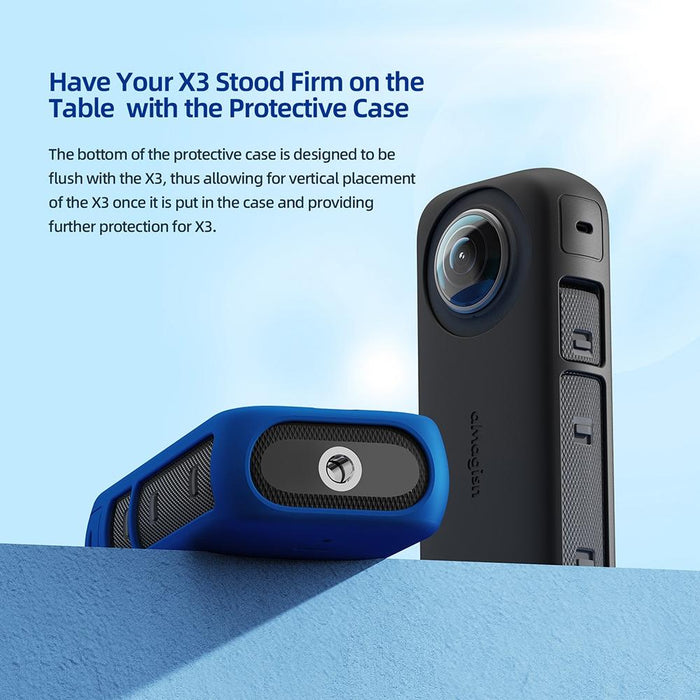 Insta360 X3 Amagisn Silicone Protective Cover For Body Case