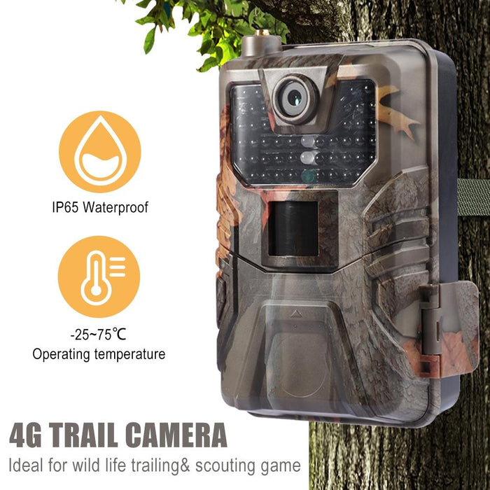 36mp 4k 4g Hunting Camera with App Control for Remote