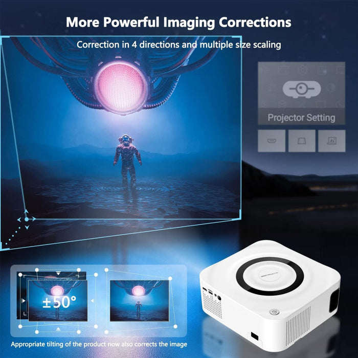 Home Hd Projector 1080P Bluetooth Wifi Mobile Phone Smart Projector