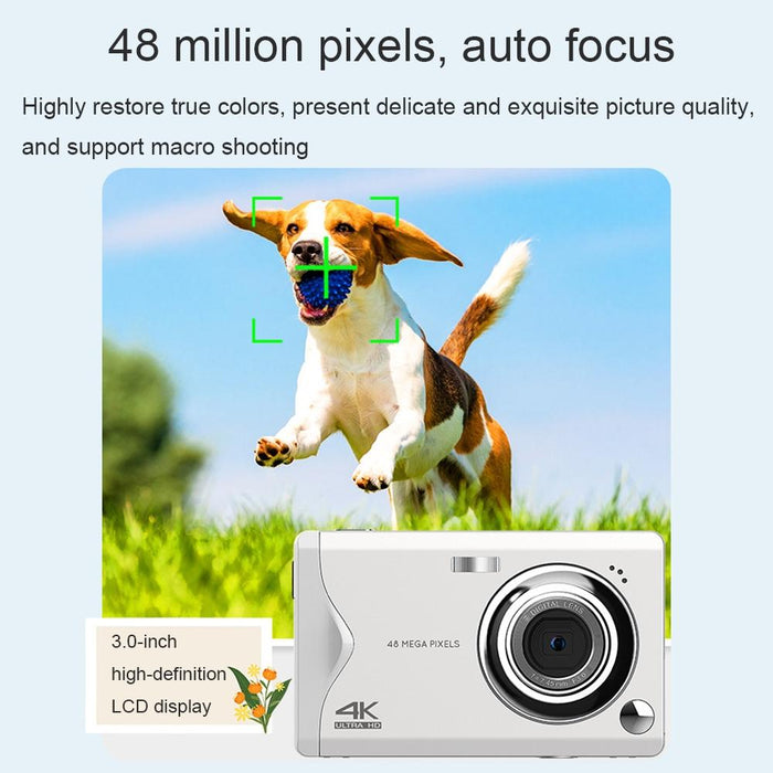 3.0-inch Autofocus 4k Hd Digital Camera with Screen