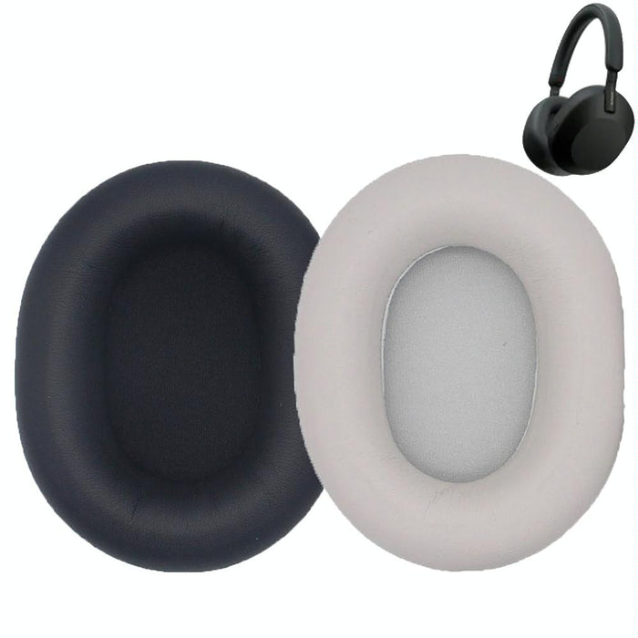 2Pcs For Sony Wh-1000Xm5 Headphone Sponge Leather Case Earmuffs