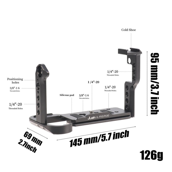 For Sony Fx30 Fx3 Camera Jlwin Protection Cage Stabilizer Rig - Only Rabbit Cage