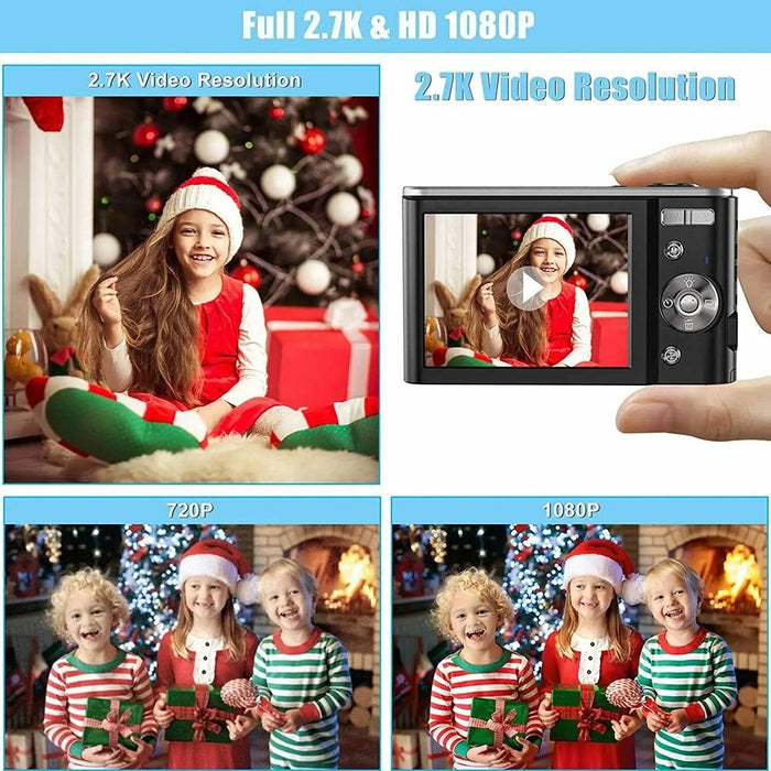 2.4-Inch Tft Colour Screen Hd Digital Camera Portable Travel 8X Zoom Smart Camera