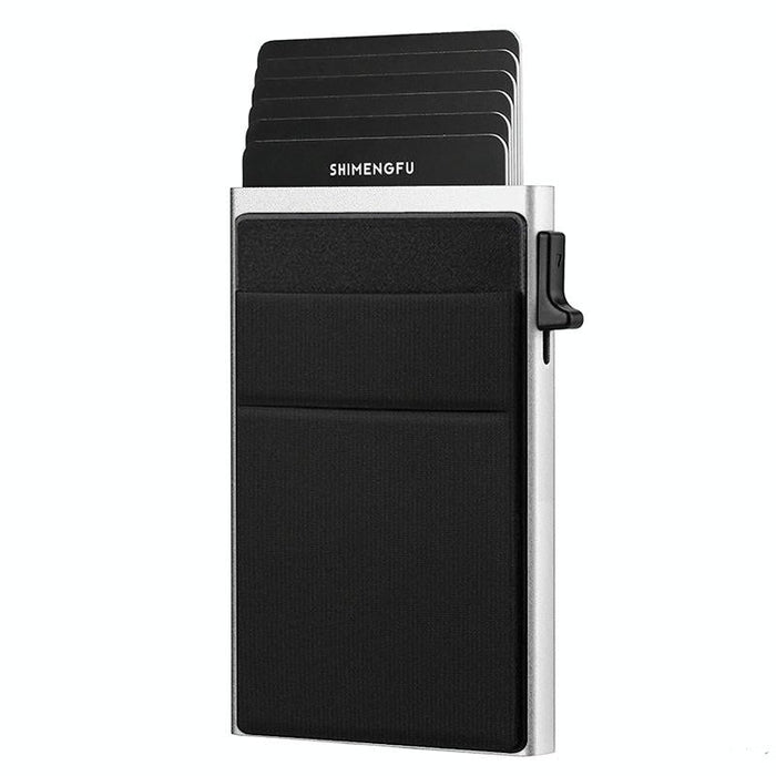 Men Slim Metal Rfid Blocking Wallet