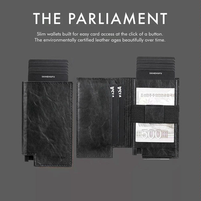 Pop-up Rfid Bifold Wallet with Card Holder