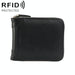 Rfid-protected Men Zip Wallet - Secure & Stylish