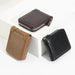 Rfid-protected Men Zip Wallet - Secure & Stylish