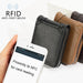 Rfid-protected Men Zip Wallet - Secure & Stylish