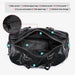 Multifunctional Leather Duffel Bag for Travel - Crocodile