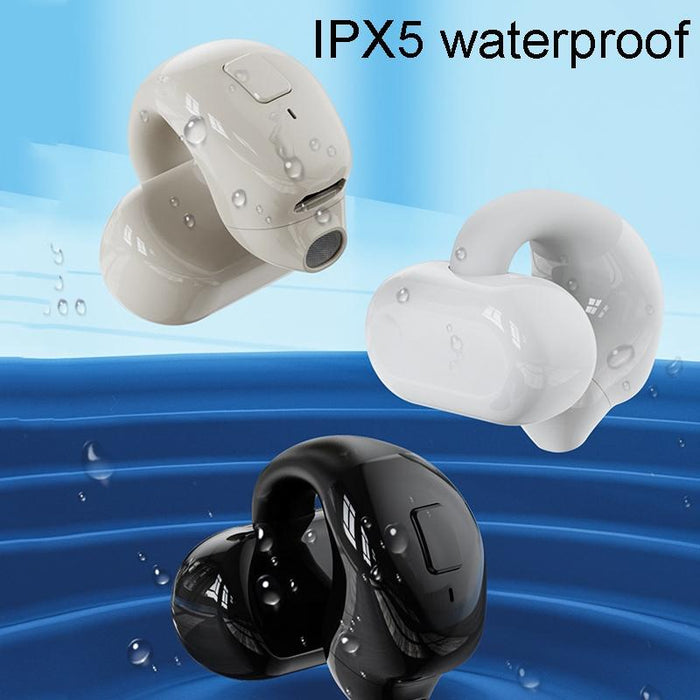 Clip-On Single Ear Bluetooth Earphone Wireless Earphone For Sports And Gaming