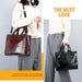 3 In 1 Women Handbag Simple Versatile Crocodile Pattern