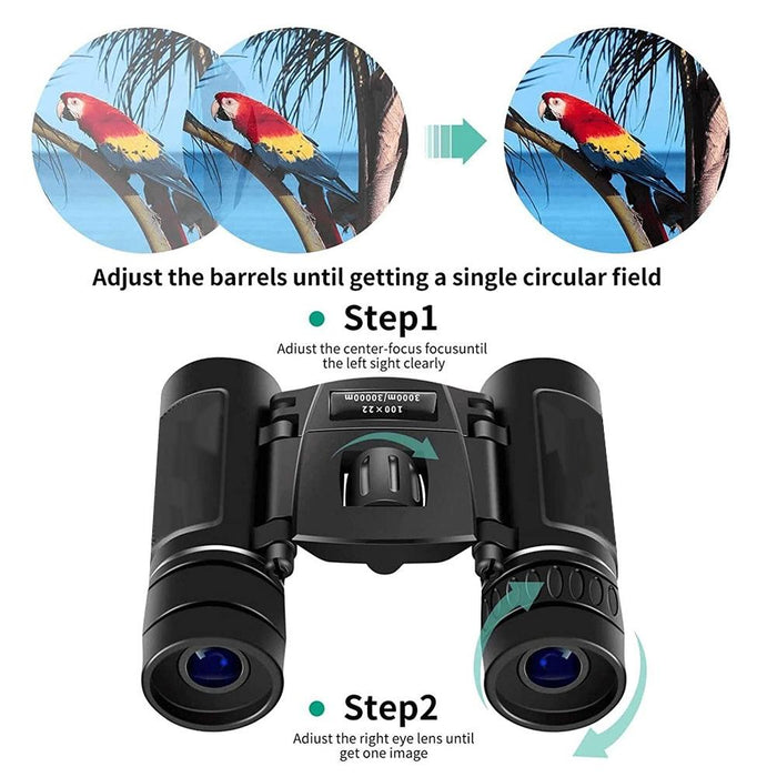 Foldable Hunting Binoculars for Outdoor Adventures