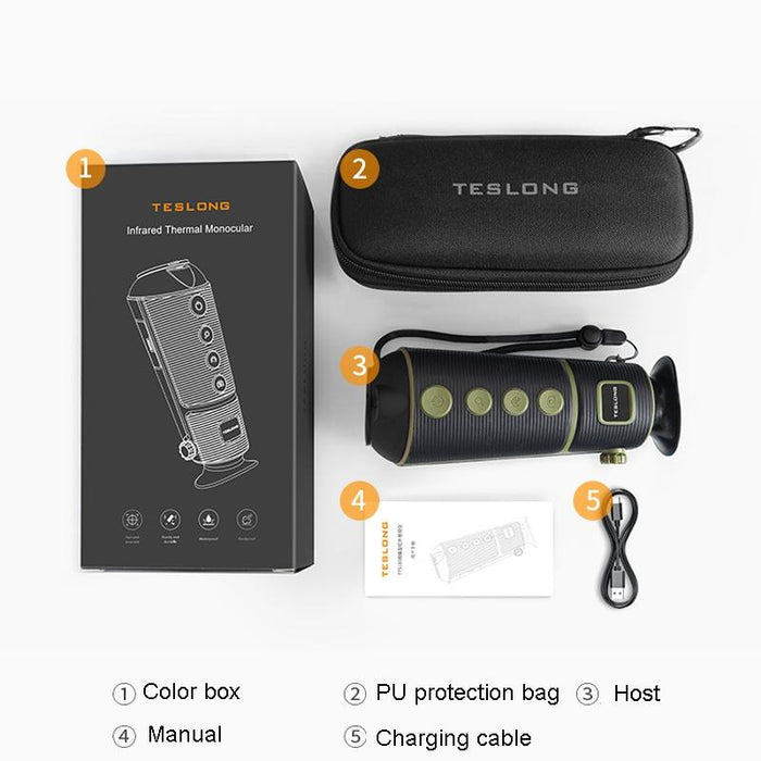 Teslong Tts260 Monocular Hd Infrared Night Vision Camera Outdoor Adventure Night Vision Thermal Imaging Device