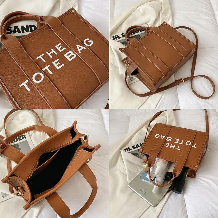 Stylish Pu Leather Crossbody Tote For Women