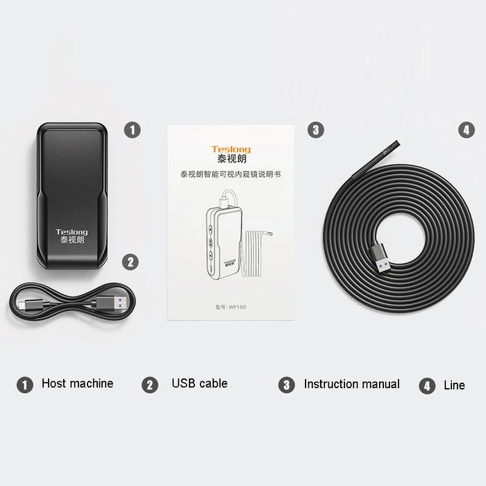 Wf150 5Mm Wifi Connected Hd Industrial Borescope Industrial Maintenance Tools