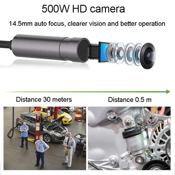 5.5Mm-3M Dual Lens 5 Inch Large Screen Industrial Pipe Borescope Industrial Inspection Tools