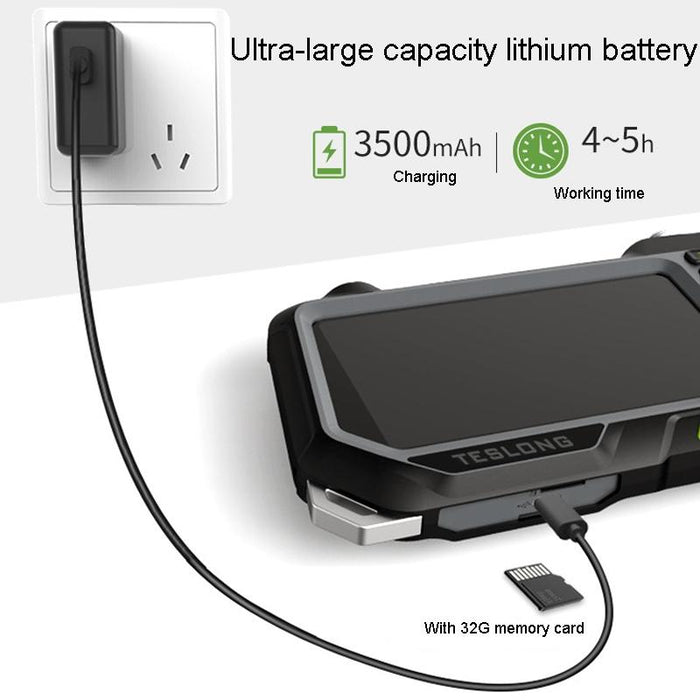 5.5Mm-3M Dual Lens 5 Inch Large Screen Industrial Pipe Borescope Industrial Inspection Tools