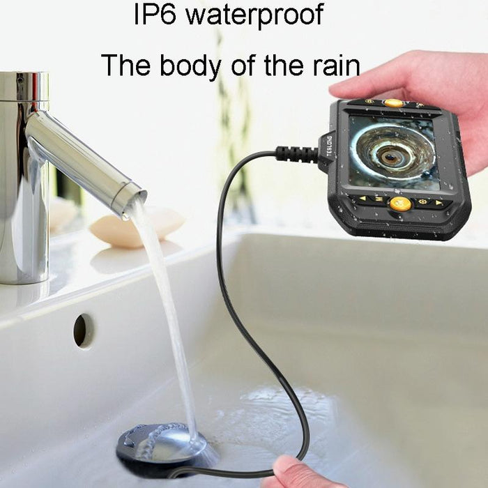 Hd Camera Probe 4.3 Inch Screen All-In-One Industrial Borescope Auto Repair Tools Specification 8.0Mm Dual Lens