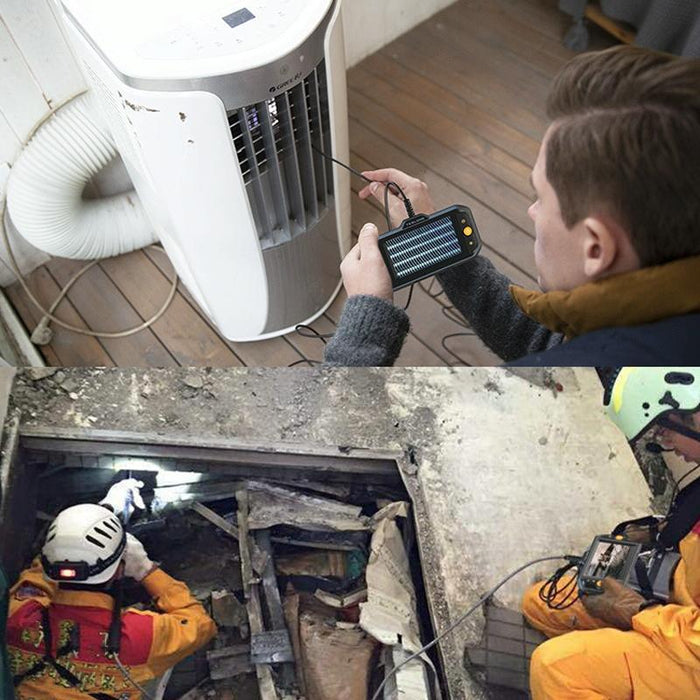 Hd Camera Probe 4.3 Inch Screen All-In-One Industrial Borescope Auto Repair Tools Specification 8.0Mm Dual Lens