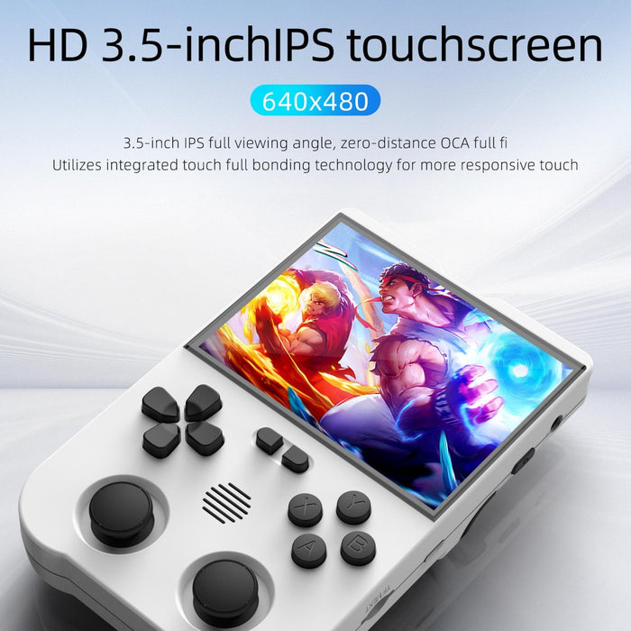 Xu10 Handheld Game Console 3.5-Inch Ips Screen Linux System Portable Video Arcade 128G