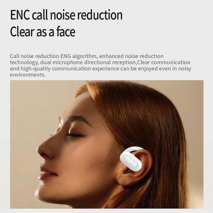 M-F9 Rotatable Ear-Mounted Enc Call Noise Reduction Bluetooth Stereo Sports Earphones