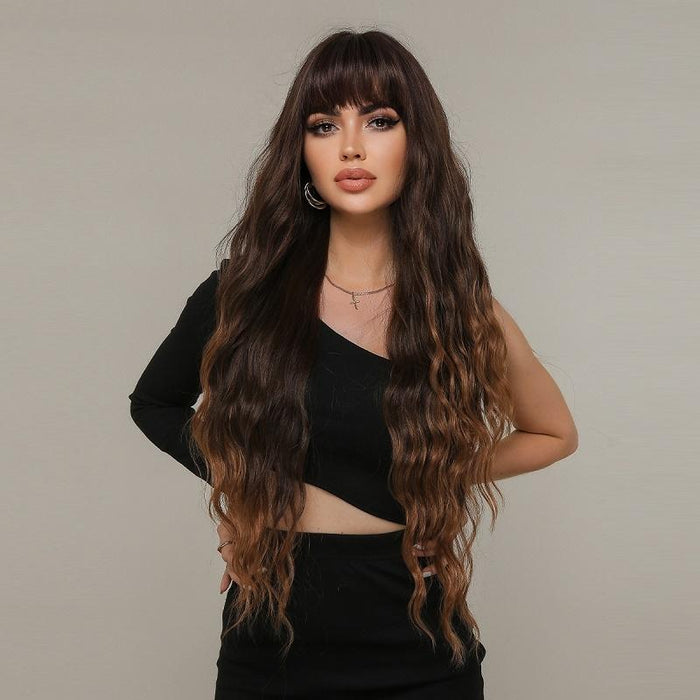 Gradient Fluffy Curly Wig Bangs Lc2059 1