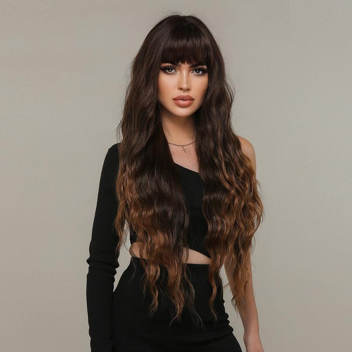 Gradient Fluffy Curly Wig Bangs Lc2059 1