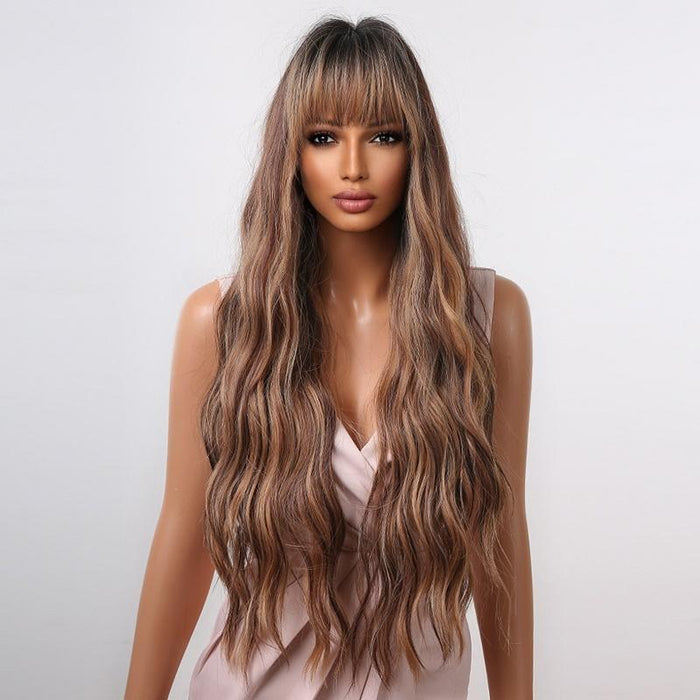 Gradient Fluffy Curly Wig Bangs Lc2059 1