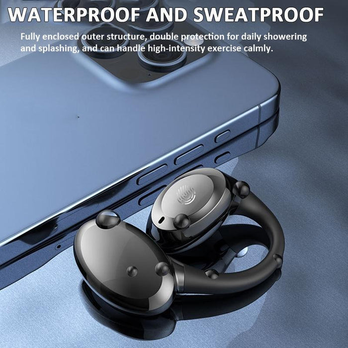 Ear-Hook Wireless Earphones Ows Waterproof Touch Control Sports Earbuds