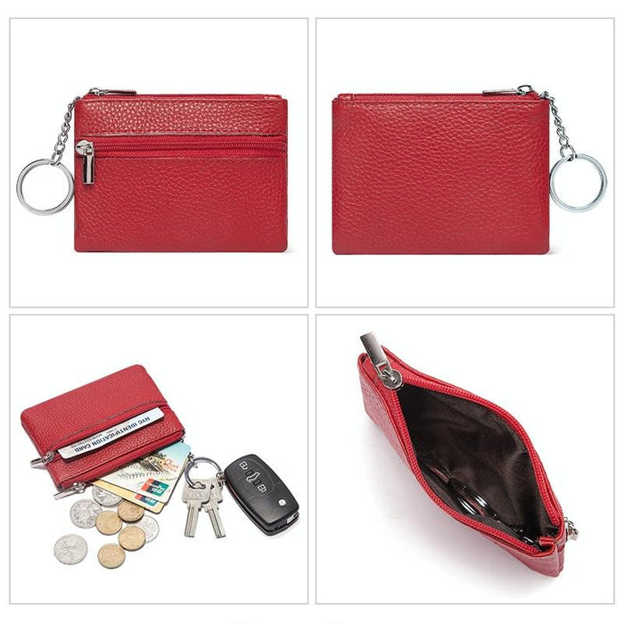 2010 Ladies Leather Mini Wallet Portable Coin Purse And Card Holder Size L