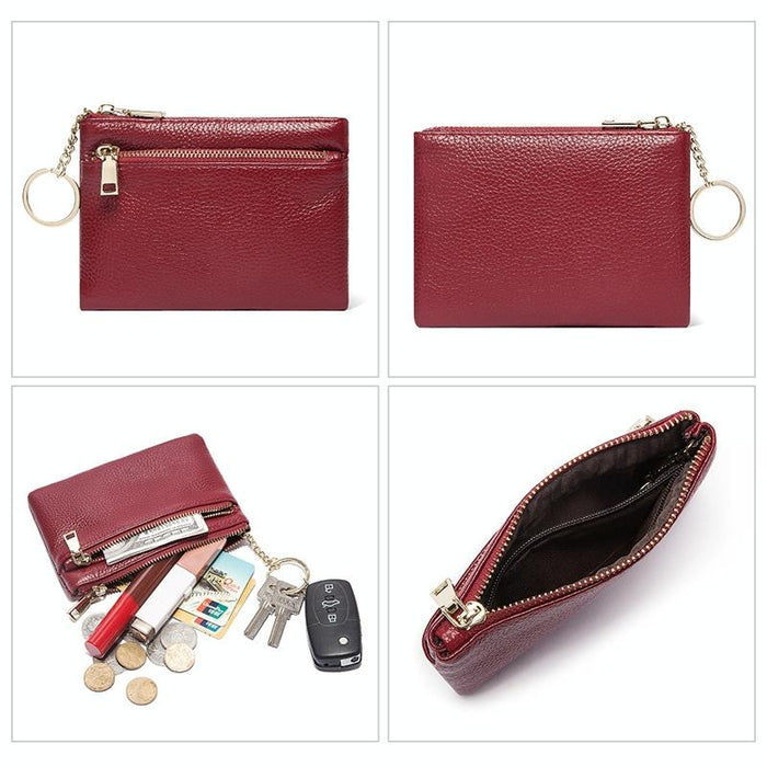 2010 Ladies Leather Mini Wallet Portable Coin Purse And Card Holder Size L