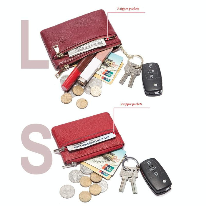 2010 Ladies Leather Mini Wallet Portable Coin Purse And Card Holder Size L