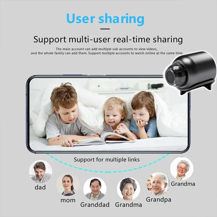 2 Million Pixel Hd Home Smart Wifi Remote Mini 1080P Surveillance Camera