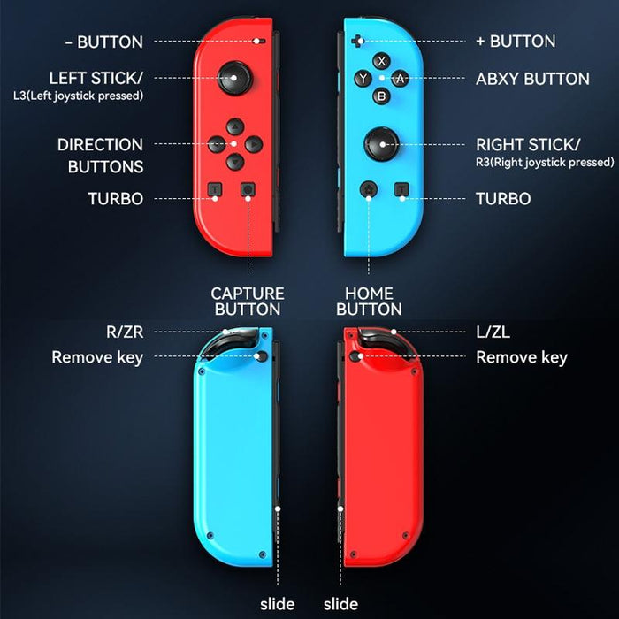 Rgb Tooth Gamepad For Nintendo Switch