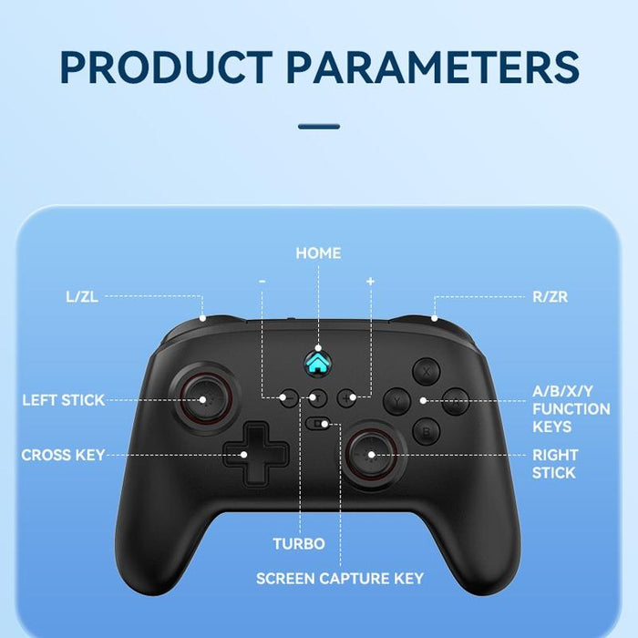 Tooth Gamepad With Vibration For Switch/android/apple/pc