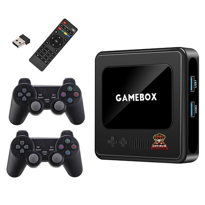 G10 Gamebox Tv Box Dual System Wireless Android 3D Home 4K Hd Game Console Support Ps1 / Psp - 128G 40 000 & Games Black