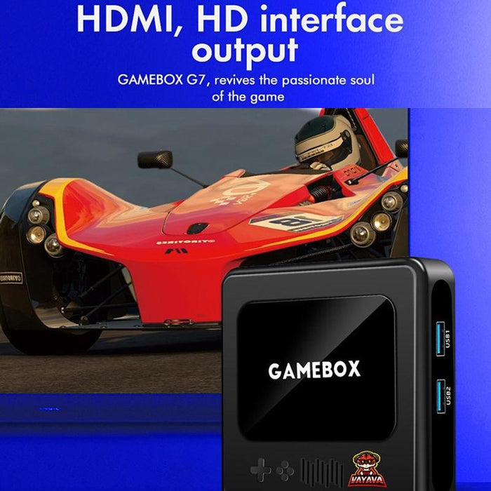 G10 Gamebox Tv Box Dual System Wireless Android 3D Home 4K Hd Game Console Support Ps1 / Psp - 128G 40 000 & Games Black