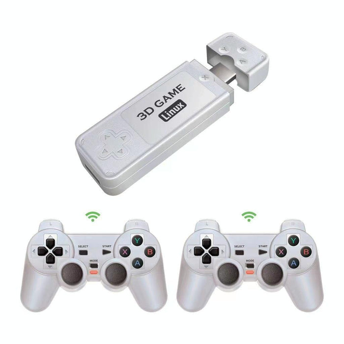 Y6 Handheld Game Console 2.4G Hd 4K Wireless Portable Linux Video Game Stick - 128G 10000 & Games