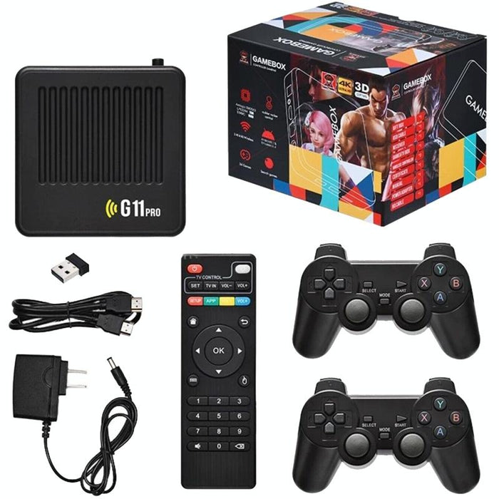 G11 Pro Game Machine Tv Box Dual System Hdmi Hd 4K Retro Arcade - 128G 40 000 & Games