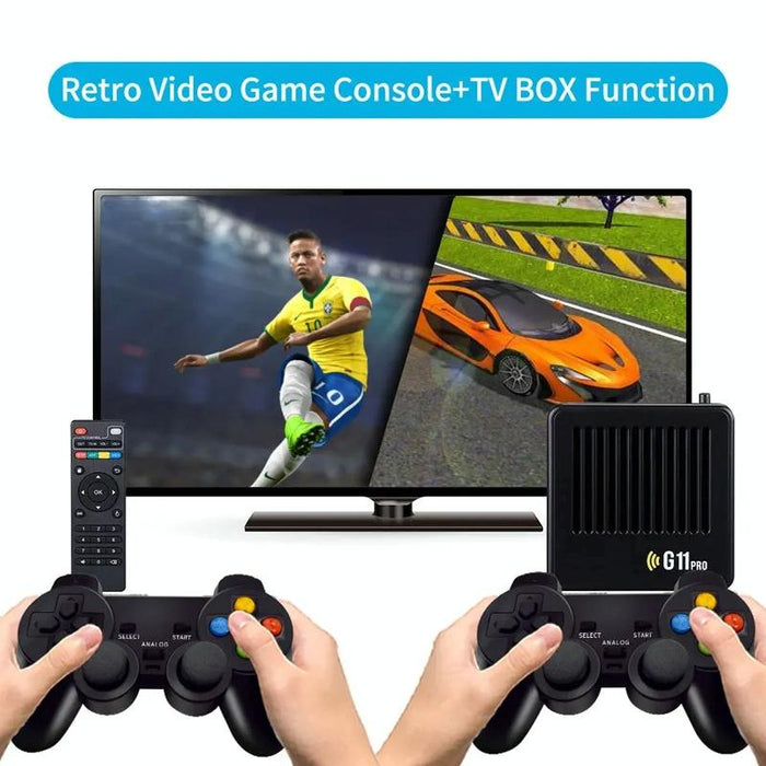 G11 Pro Game Machine Tv Box Dual System Hdmi Hd 4K Retro Arcade - 128G 40 000 & Games