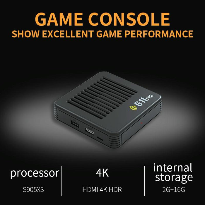 G11 Pro Game Machine Tv Box Dual System Hdmi Hd 4K Retro Arcade - 128G 40 000 & Games